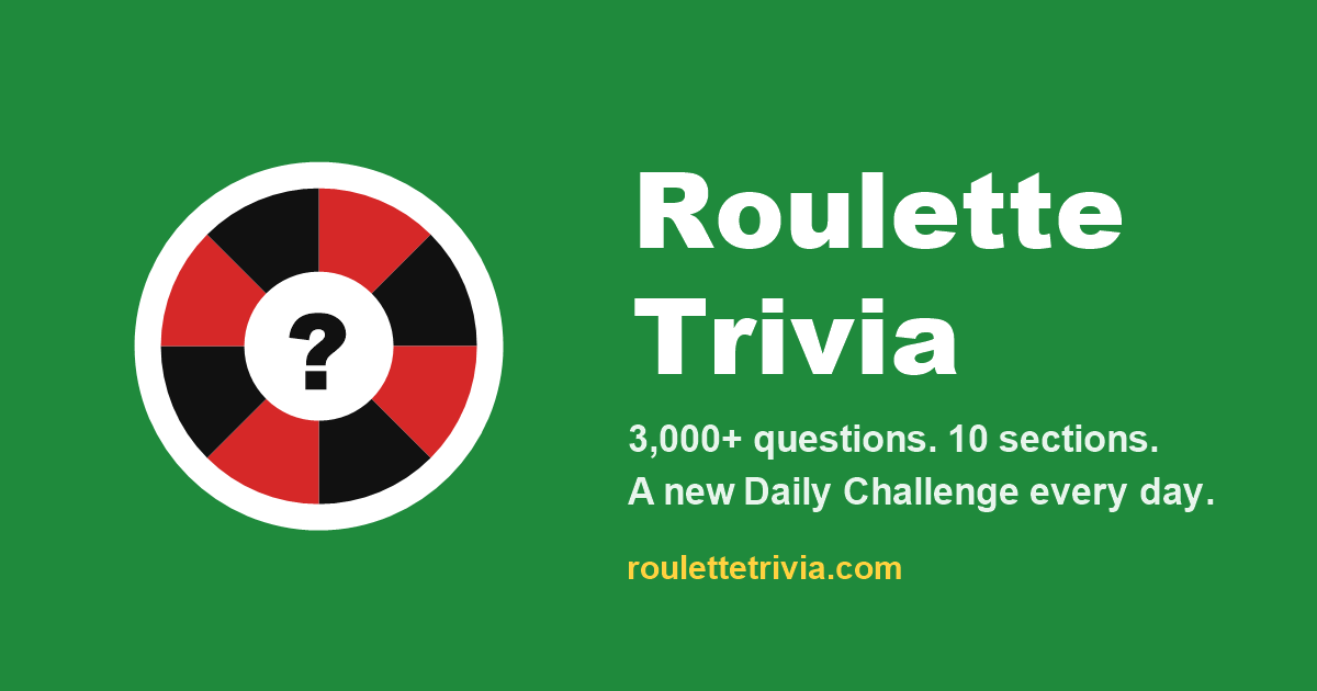 Trivia Final Question Roulette Trivia: Free Daily Trivia Game, 3,000+ Questions